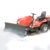 Schneeschild Schneepflug Schneeschieber für Quad ATV Rasentraktor 100x40cm - 