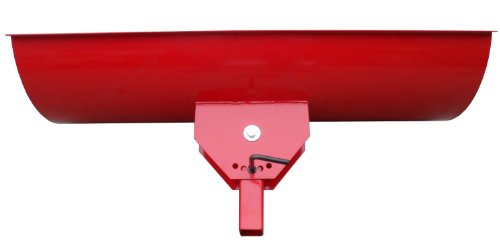 Universal Schneeschild / Hochwertig rot pulverbeschichtet / Breite: 125 cm - Höhe 40cm / Für Einachser Rasentraktor Quad Atv -