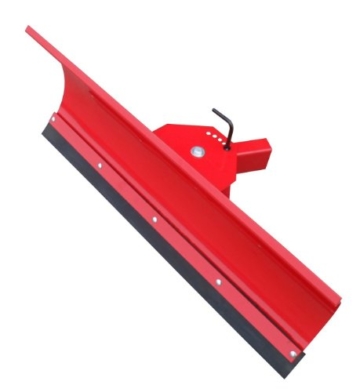 Universal Schneeschild / Hochwertig rot pulverbeschichtet / Breite: 125 cm - Höhe 40cm / Für Einachser Rasentraktor Quad Atv -