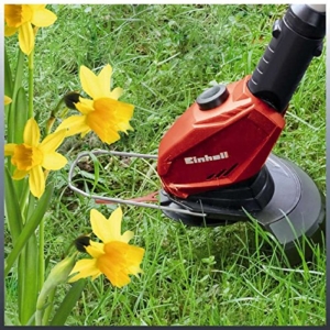 Einhell Akku Rasentrimmer GE-CT 18 Li Set Power X-Change (Lithium Ionen, 18 V, 24 cm Schnittbreite, teleskopierbar, inkl. 2,0 Ah Akku und Ladegerät) -