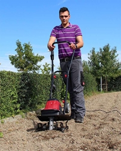 Einhell Elektro Bodenhacke GC-RT 1440 M (1400 W, 40 cm Arbeitsbreite, 20 cm Arbeitstiefe, ergonomischer und klappbarer Führungsholm) -