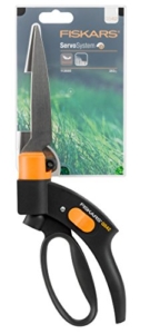 Fiskars Rasenkantenschere Servo-SystemTM GS42, Schwarz&Orange -