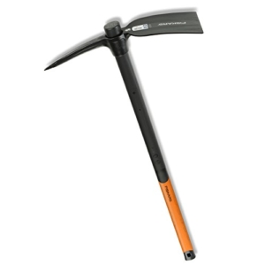 Fiskars Spitz- und Breithacke (geschmiedet) , Schwarz&Orange -