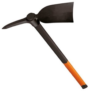 Fiskars Spitz- und Breithacke (geschmiedet) , Schwarz&Orange -