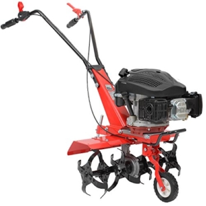 HECHT Benzin-Gartenfräse 746 Motor-Hacke Boden-Fräse Kultivator (5,1 PS Motorleistung, 36 oder 60cm Arbeitsbreite, 6 Kreisel mit je 4 Zinken) -