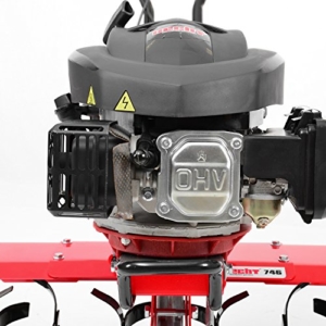 HECHT Benzin-Gartenfräse 746 Motor-Hacke Boden-Fräse Kultivator (5,1 PS Motorleistung, 36 oder 60cm Arbeitsbreite, 6 Kreisel mit je 4 Zinken) -