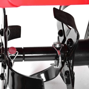 HECHT Benzin-Gartenfräse 746 Motor-Hacke Boden-Fräse Kultivator (5,1 PS Motorleistung, 36 oder 60cm Arbeitsbreite, 6 Kreisel mit je 4 Zinken) -