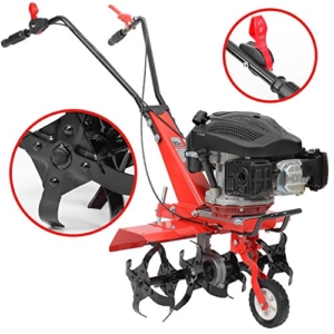 HECHT Benzin-Gartenfräse 746 Motor-Hacke Boden-Fräse Kultivator (5,1 PS Motorleistung, 36 oder 60cm Arbeitsbreite, 6 Kreisel mit je 4 Zinken) -