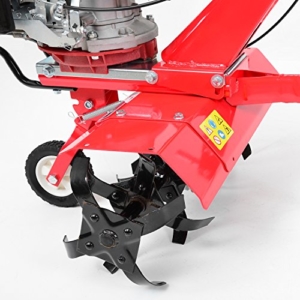 HECHT Benzin-Gartenfräse 746 Motor-Hacke Boden-Fräse Kultivator (5,1 PS Motorleistung, 36 oder 60cm Arbeitsbreite, 6 Kreisel mit je 4 Zinken) -