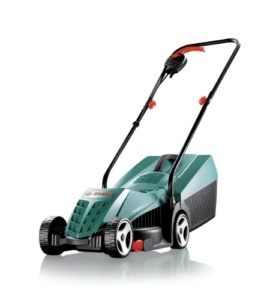 Bosch DIY Rasenmäher Rotak 32, Grasfangbox 31 l (1200 W, Schnittbreite 32 cm, Schnitthöhe 20-60 mm) -