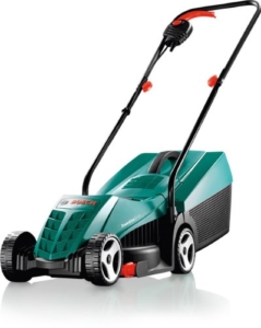 Bosch DIY Rasenmäher Rotak 32, Grasfangbox 31 l (1200 W, Schnittbreite 32 cm, Schnitthöhe 20-60 mm) -