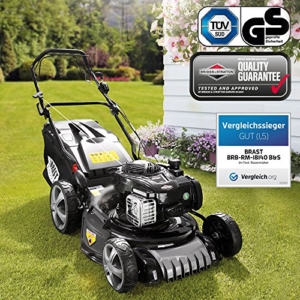 BRAST 4 in 1 BENZIN Rasenmäher Briggs & Stratton Motor Selbstantrieb Motormäher B&S BS -