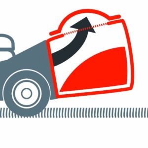 Einhell Benzin Rasenmäher GH-PM 40 P (1,6 kW, 40 cm Schnittbreite, 3-fache Schnitthöhenverstellung 32-62 mm, 45 l Fangsack) -
