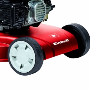 Einhell Benzin Rasenmäher GH-PM 40 P (1,6 kW, 40 cm Schnittbreite, 3-fache Schnitthöhenverstellung 32-62 mm, 45 l Fangsack) -