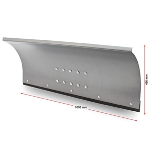 Universal Schneeschild 1000x400mm verstellbar für Rasentraktor Schneepflug Schneeschieber -